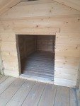 Wooden Apex Dog Kennel with Front Veranda