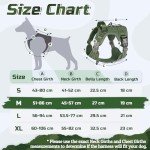 Rabbitgoo Tactical No Pull Dog Harness - Medium Green