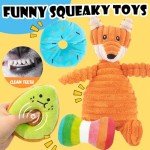 Speedy Panther 10-Pack Plush Dog Toy Set