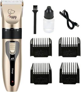 Quiet Cordless Dog Grooming Clippers for Thick Fur