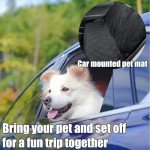 Dog Car Seat Cover for SUVs and Cars, Black