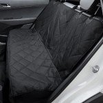 Dog Car Seat Cover for SUVs and Cars, Black