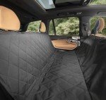 Dog Car Seat Cover for SUVs and Cars, Black