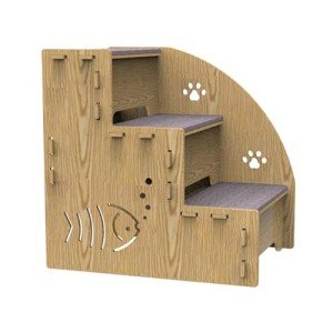3-Step Pet Ramp for Small Dogs and Cats