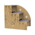 3-Step Pet Ramp for Small Dogs and Cats