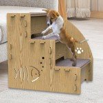 3-Step Pet Ramp for Small Dogs and Cats