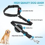 Adjustable Dog Car Seat Belt with Elastic Buffer