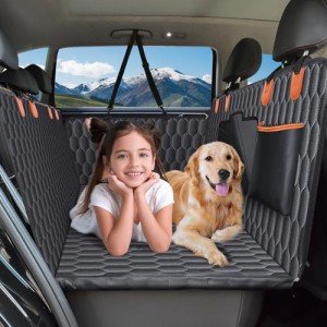 Dog Car Seat Extender & Waterproof Hammock Cover