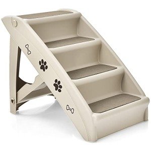 Portable Folding Dog Steps with Non-slip Design