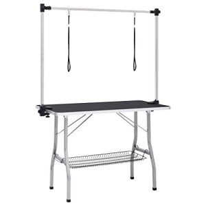 Adjustable Dog Grooming Table with Non-Slip Surface