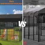 Heavy Duty Outdoor Dog Kennel with Canopy Cover