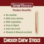SmartBones Chicken Sticks Rawhide-Free Dog Treats