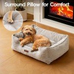 MewooFun Medium Waterproof Dog Bed - Square Cuddle Sofa