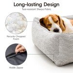 MewooFun Medium Waterproof Dog Bed - Square Cuddle Sofa