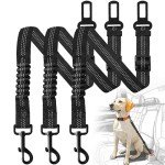 Adjustable Dog Seat Belts for Car Travel (3 Pcs)