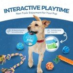 18-Pack Indestructible Dog Chew & Teething Toys