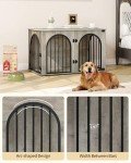 Wooden Dog Crate Furniture with End Table Design