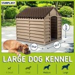 Large Outdoor Plastic Dog Kennel - Weather Resistant