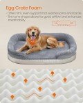 Large Orthopedic Dog Sofa Bed with Removable Cover