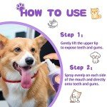 Pet Teeth Cleaning Spray with Finger Brush