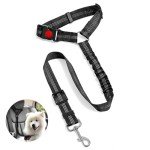 Adjustable Reflective Dog Car Seat Belt Harness