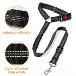 Adjustable Reflective Dog Car Seat Belt Harness