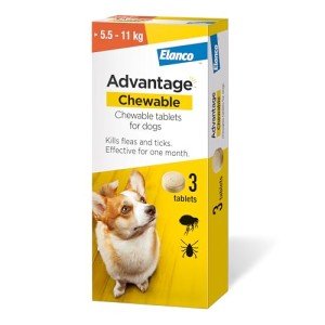 Advantage Flea & Tick Chewable Tablets for Dogs