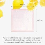 Leakproof Lemon Scented Puppy Training Pads - 100 Pack