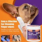 Ear Cleaning Wipes for Dogs and Cats (50 Count)
