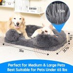 Luxury Plush Waterproof Dog Bed with Memory Foam