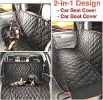 Dog Car Seat Cover Protector - Non-Slip Orange