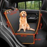 Dog Car Seat Cover Protector - Non-Slip Orange