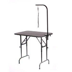 Adjustable Height Dog Grooming Table with Arm Clamp