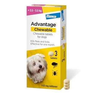 Advantage Chewable Flea & Tick Treatment for Dogs