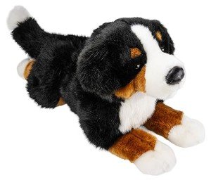 Plush Bernese Mountain Dog Toy - 16 inches