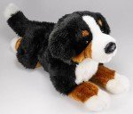Plush Bernese Mountain Dog Toy - 16 inches