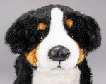 Plush Bernese Mountain Dog Toy - 16 inches