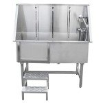 Extra-Large Stainless Steel Dog Grooming Station