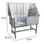 Extra-Large Stainless Steel Dog Grooming Station