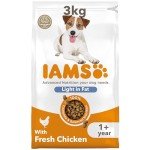 IAMS Low Fat Dry Dog Food with Chicken 3kg