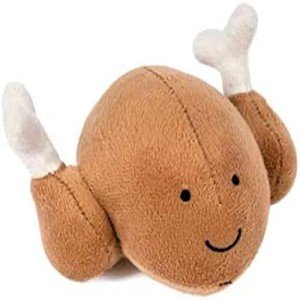 Petface Roast Chicken Plush Dog Toy