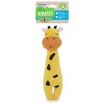 Eco-Friendly Plush Giraffe Dog Toy with Squeaker