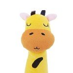 Eco-Friendly Plush Giraffe Dog Toy with Squeaker