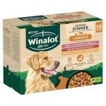 WINALOT Senior Wet Dog Food in Gravy 12x100g