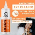 Dog Eye Wash Drops for Dry, Itchy Eyes