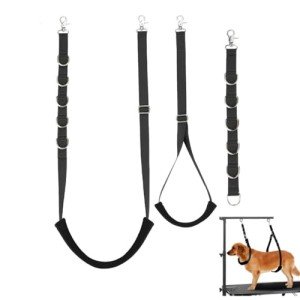 Adjustable Dog Grooming Harness Strap - 3 Pack