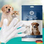 Petclear Wash-Free Dog Grooming Wipes - 10 Pack