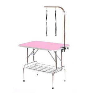 Pink Pedigroom Dog Grooming Table