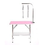 Pink Pedigroom Dog Grooming Table