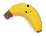 Soft Chew Latex Banana Dog Toy, Small